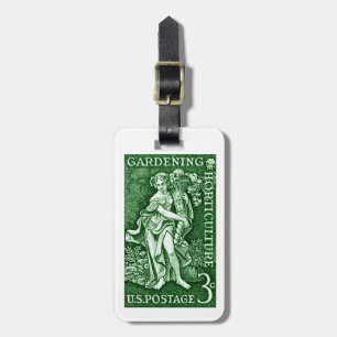 1958 Garten- und Gartenbau-Briefmarke Gepäckanhänger