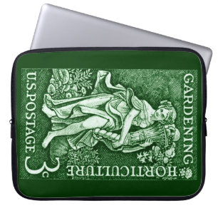 1958 Gartenbau + Briefmarke Gartenbau Laptopschutzhülle