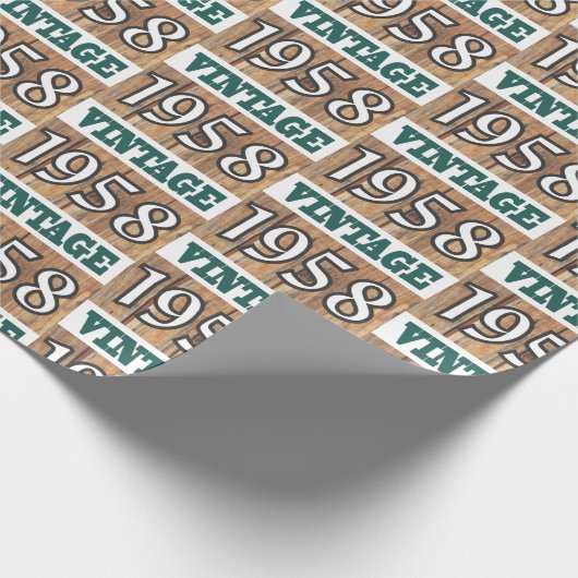 1958 geboren geschenkpapier (Ecke)