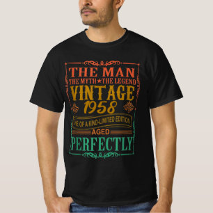 1958 Glückliche Tagesgeschenke, Man Myth Legend V T-Shirt