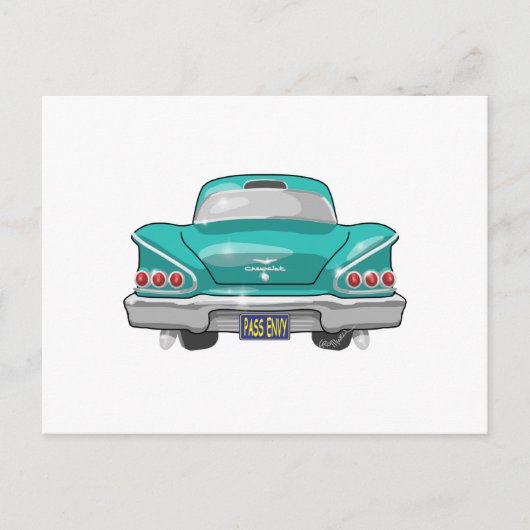 1958 Impala Pass Envy Postkarte (Vorderseite)
