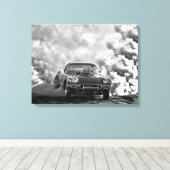 1958 Korvette brennen aus Leinwanddruck (Insitu (Holzboden))