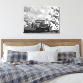 1958 Korvette brennen aus Leinwanddruck (Insitu (Schlafzimmer))