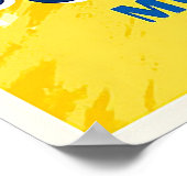 1958 Porsche-Behra. Monaco Grand Prix Formel II Poster (Ecke)