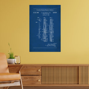 1958 US-Patent 2844902 - Füllfederpistole Poster