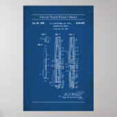 1958 US-Patent 2844902 - Füllfederpistole Poster (Vorne)