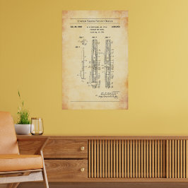 1958 US-Patent 2844902 - Füllfederpistole Poster