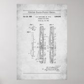 1958 US-Patent 2844902 - Füllfederpistole Poster (Vorne)