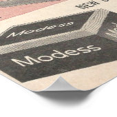 1959 Ben Franklin Ad Poster (Ecke)