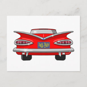 1959 Chevrolet Chevy Impala Pass Envy Postkarte