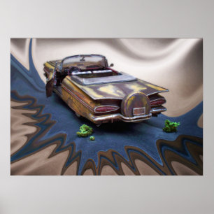 1959 Chevy Impala, Junkyard Auto, klassisches Poster