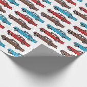 1959 Chevy Impala klassische Autos Design Geschenkpapier (Ecke)