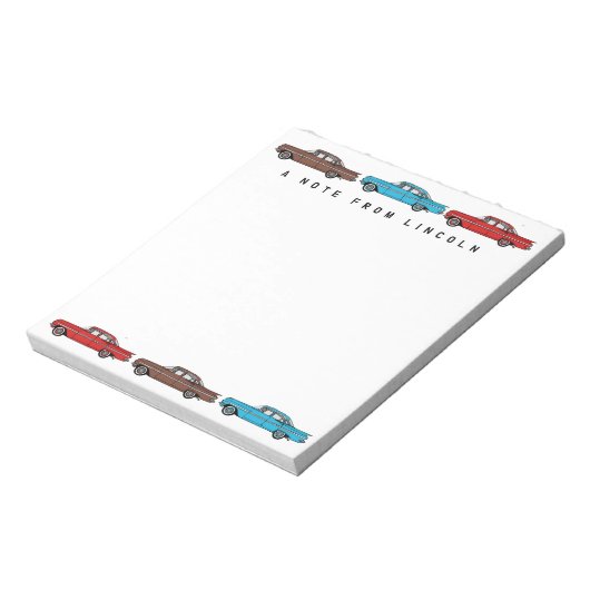 1959 Chevy Impala klassische Autos nach Maß Notizblock (Rotiert)