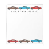 1959 Chevy Impala klassische Autos nach Maß Notizblock (Vorderseite)