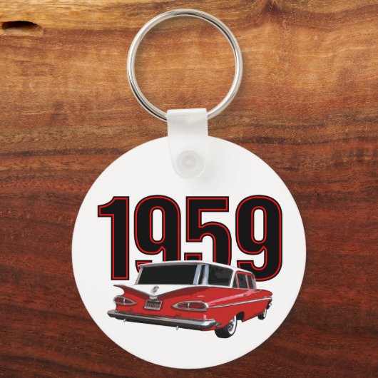 1959 Chevy Wagon Schlüsselanhänger (Vorderseite)