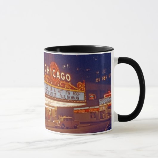 1959 Chicago Theatere Foto über Kaffee-Tasse Tasse (Rechts)