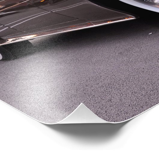 1959 Classic Rolls Royce Fotodruck (Ecke)