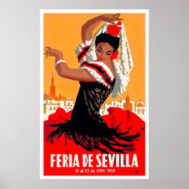 1959 Feria de Sevilla Poster