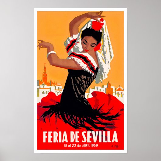 1959 Feria de Sevilla Poster (Vorne)