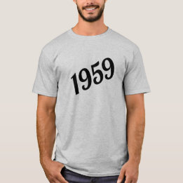 1959 Frohes 60. Geburtstag T-Shirt