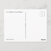 1959 Futuristic Electric Guitar & Car Postkarte (Rückseite)