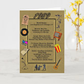 1959 Greatevents Birthday Card Karte (Gelbe Blume)