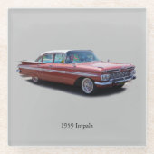 1959 Impala Glas Untersetzer (Vorderseite)