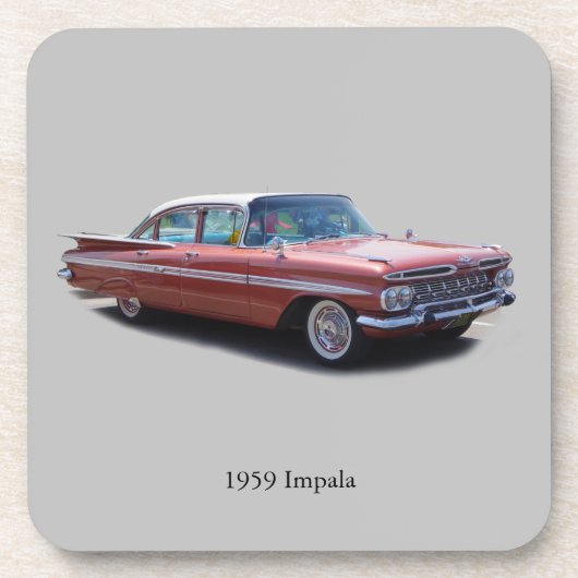 1959 Impala Set mit 6 Untersetzer (Vorderseite)