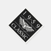 1959 klassisches Geburtsjahr Serviette (Ecke)