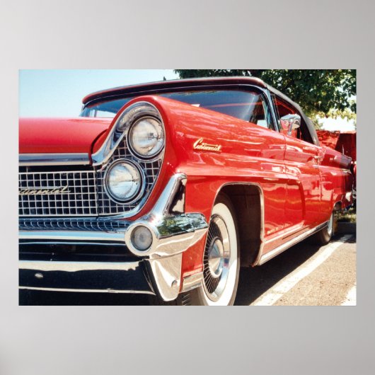 1959 Lincoln Continental Convertible Poster (Vorne)