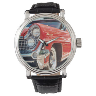 1959 Lincoln Continental Vintage-Lederarmband Armbanduhr