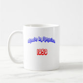 1959 machte in Amerika Kaffeetasse (Links)