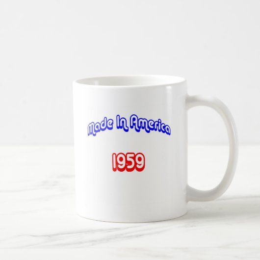 1959 machte in Amerika Kaffeetasse (Rechts)