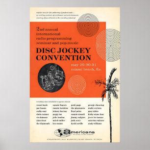 1959 Miami DJ Convention Jazzplakat - Peggy Lee Poster