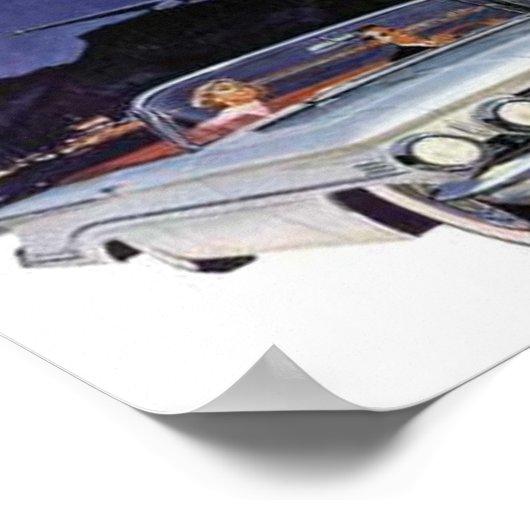 1959 Oldsmobile Poster (Ecke)