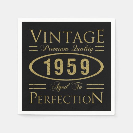 1959 Premium-Qualität Serviette (Vorderseite)