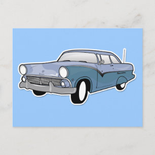 1959 Retro-Bue Postkarte