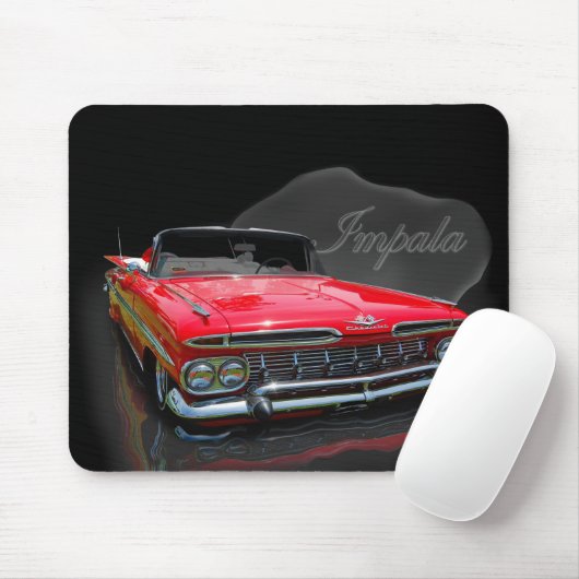 1959 rot mousepad (Mit Mouse)
