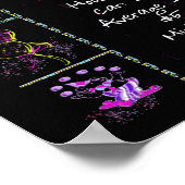 1959 Trivia zum Geburtstag auf Schwarz Poster (Ecke)