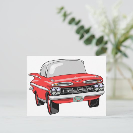 1959 Tschüsli Postkarte (Stehend Vorderseite)