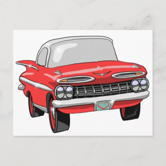 1959 Tschüsli Postkarte (Vorderseite)