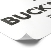 1960 Ad for Buck's Restaurant in Asheville, NC Poster (Ecke)