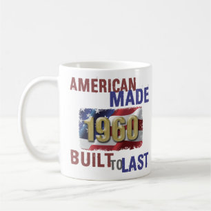 1960 American Made 60. Geburtstag Kaffeetasse