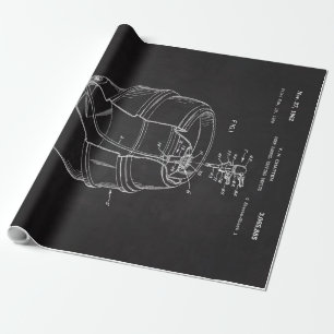 1960 Bierbarrel-Patent Geschenkpapier