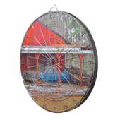 1960 BLAUE SADAND DEVILLE Antiker Wagen Dartscheibe (Vorderseite rechts)