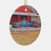 1960 BLAUE SADAND DEVILLE Antiker Wagen Keramikornament (Rechts)