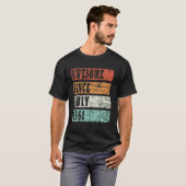 1960 Born In July Retro Idea 1 T-Shirt (Vorne ganz)