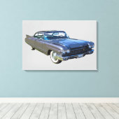 1960 Cadillac Luxury Car Leinwanddruck (Insitu (Holzboden))