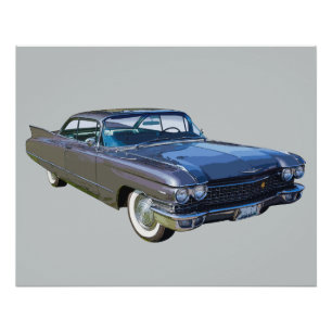 1960 Cadillac Luxusauto Poster