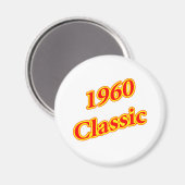 1960 Classic Red Magnet (Vorderseite/Rückseite)